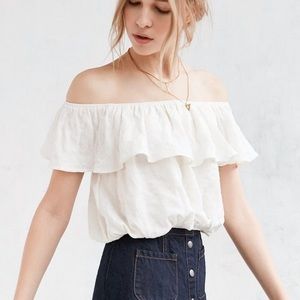 UO Kimchi Blue Off the Shoulder Top